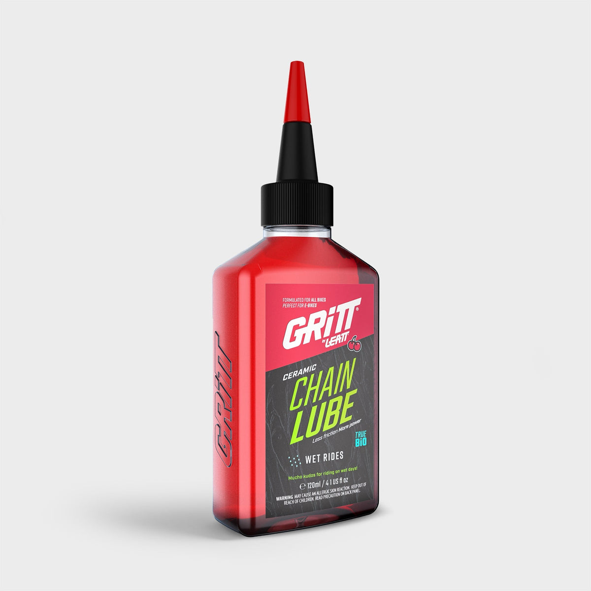 Chain Lube Ceramic True BiO - Wet Rides - 120ml / 4.1 fl oz - GRiTT by Leatt